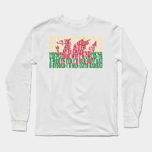 Wales national anthem flag - Hen Wlad Fy Nhadau / Land Of My Fathers Long Sleeve T-Shirt